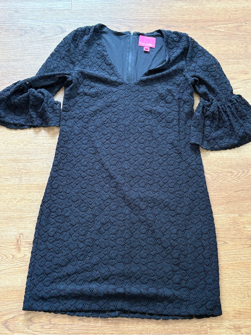 Lilly Pulitzer Black Lace Shift Dress